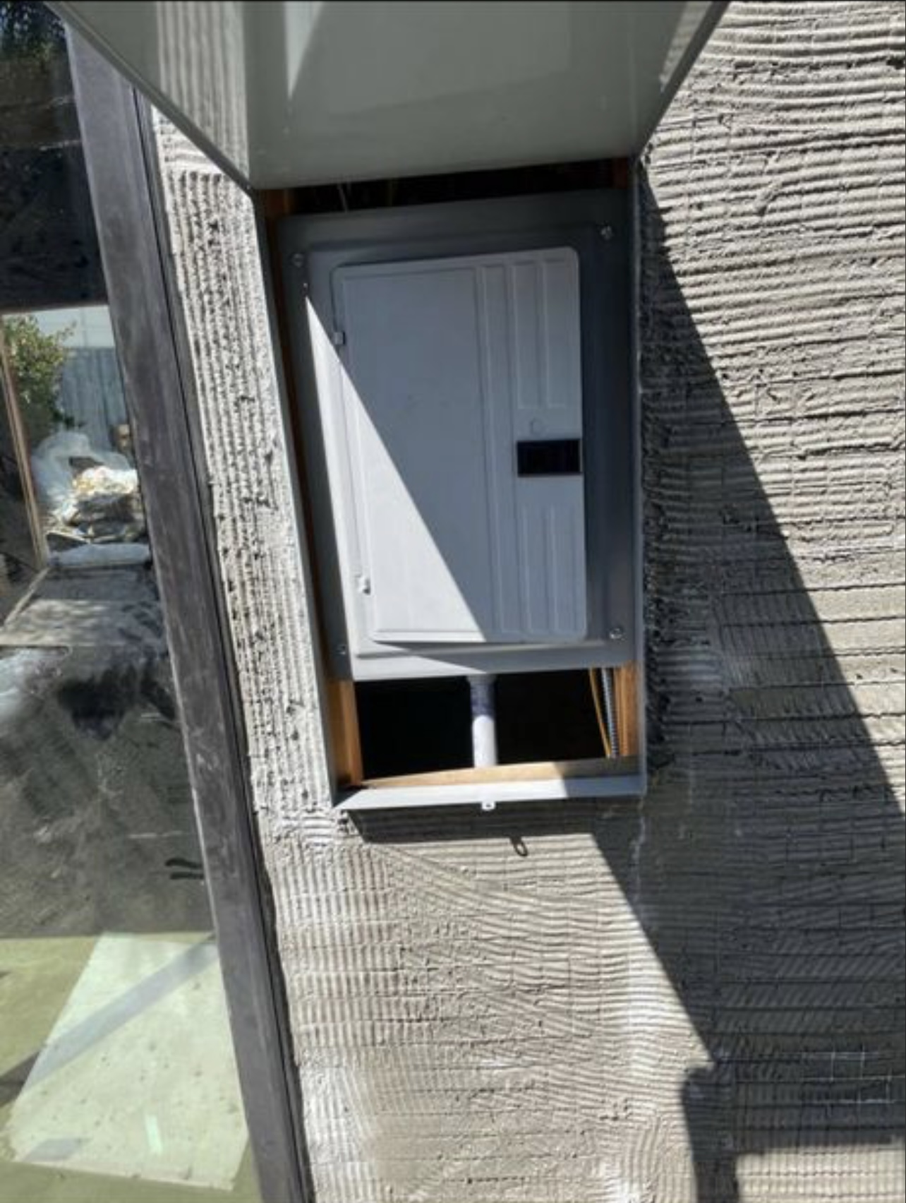Exterior sub-panel installation