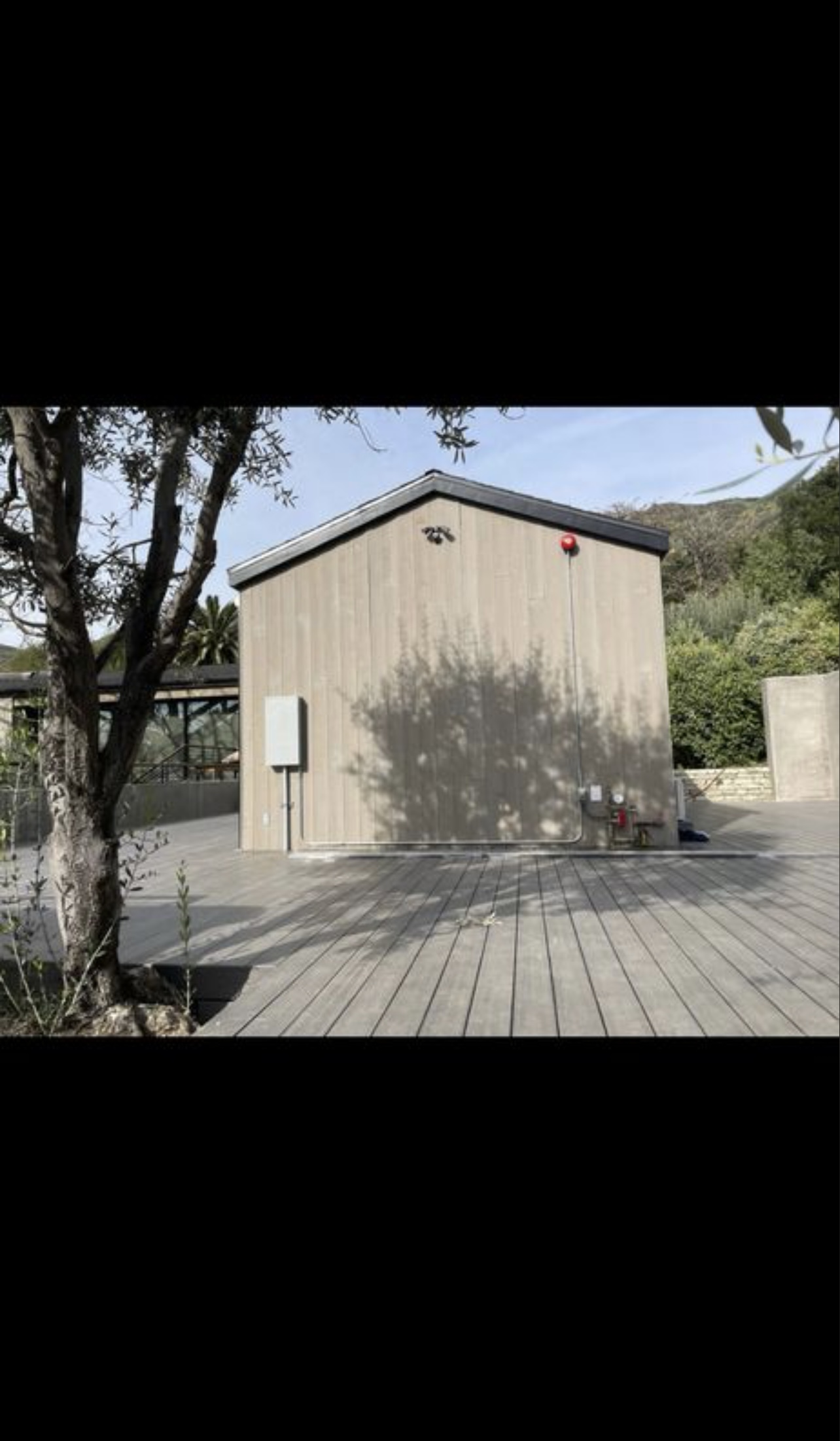 Completed exterior service on modern build